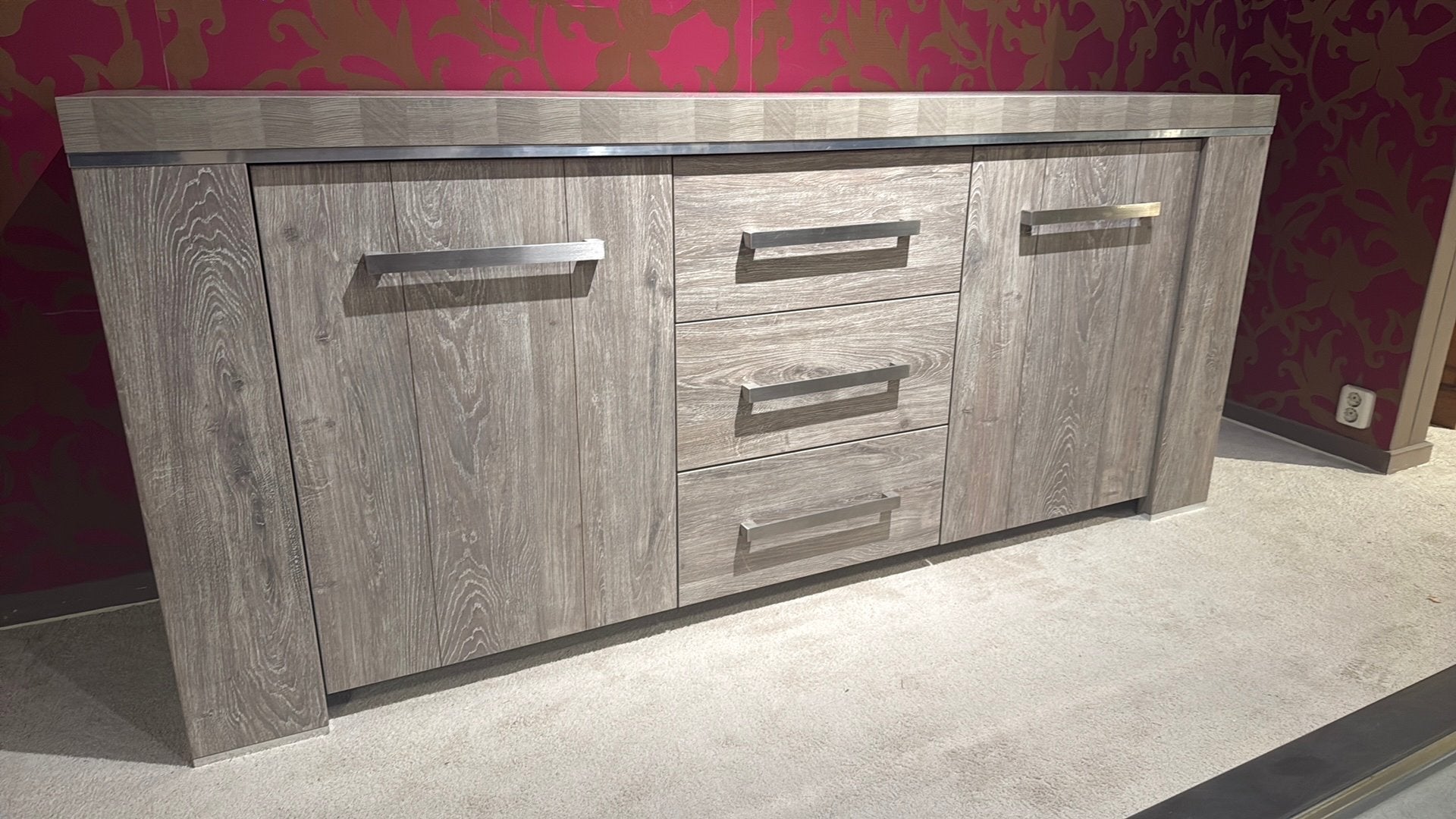 Dressoir, ., Ophalen of Verzenden, Zo goed als nieuw, 200 cm of meer