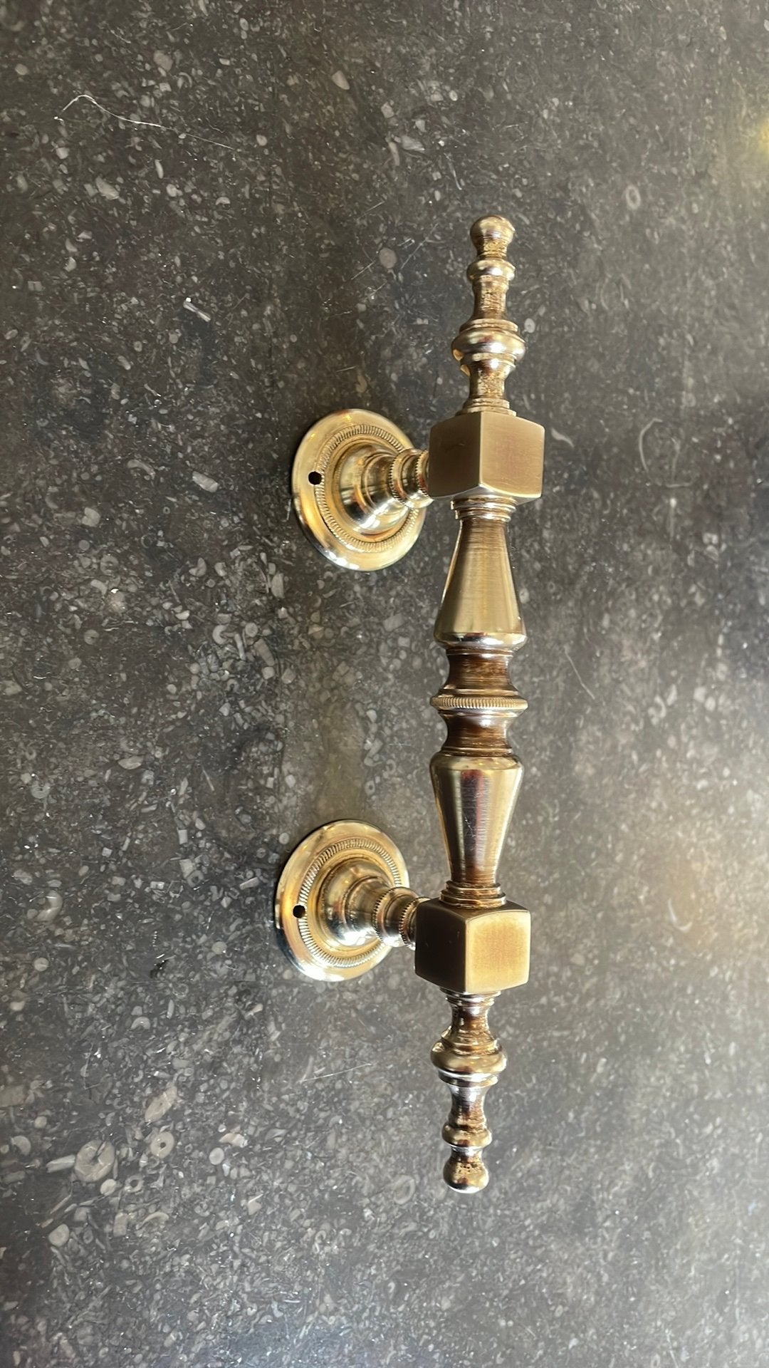 1x Klassieke Deurgreep vintage Goud Messing greep schuifdeur, Ophalen of Verzenden