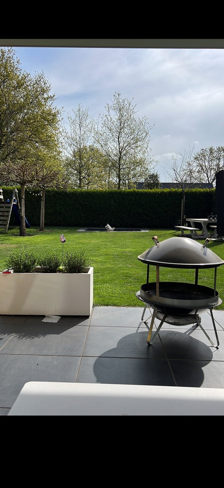Vuurkorf schaal Weber 75 cm, Ophalen, Zo goed als nieuw