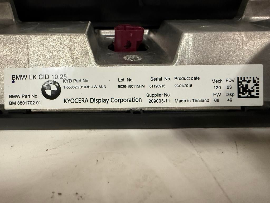 Navigatiesysteem BMW G30 5 serie - Origineel NBT EVO HU, Ophalen, Gebruikt