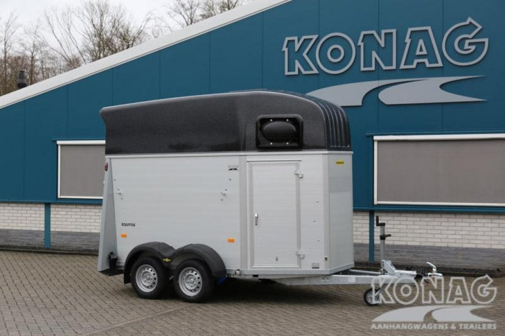 Topdeal Humbaur Equitos 2 paardstrailer, Dieren en Toebehoren, Paarden en Pony's | Trailers en Aanhangwagens, Nieuw, Overige typen