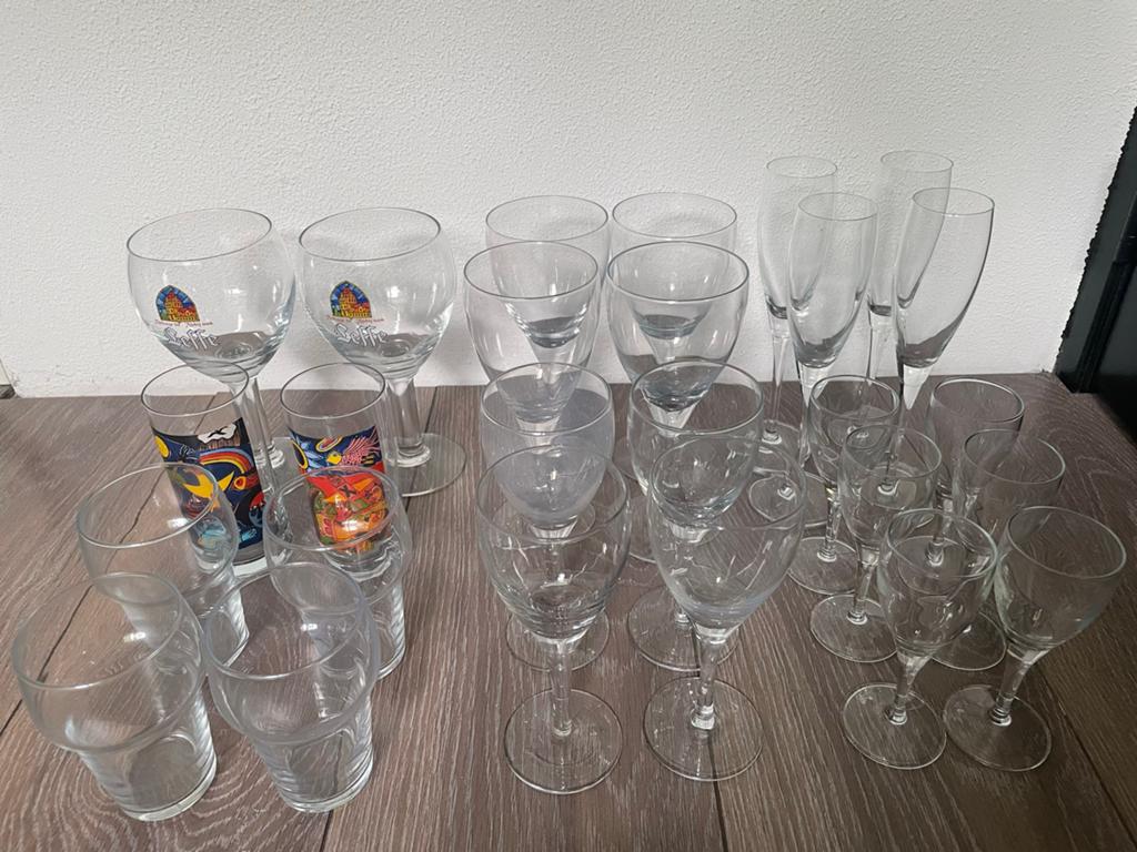 Glaswerk, Verzamelen, Glas en Borrelglaasjes, Ophalen, Gebruikt, Overige typen