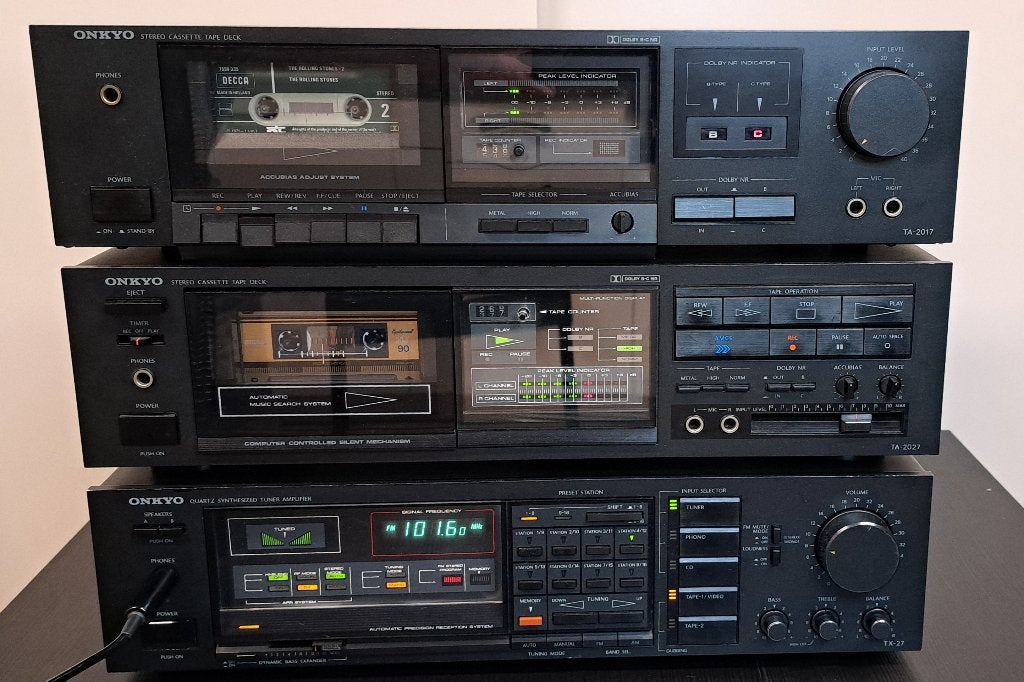 Onkyo‑audioset – versterker, cassettedecks, Ophalen of Verzenden, Enkel, Overige merken, Tape counter