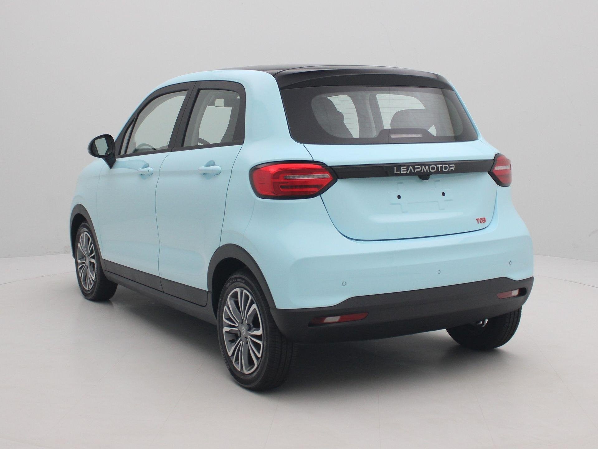 Leapmotor T03 Design 37.3 kWh | VOORRAAD VOORDEEL | TOT 3 JA, Auto's, Leapmotor, Stof, Parkeersensor, Blauw, Nieuw
