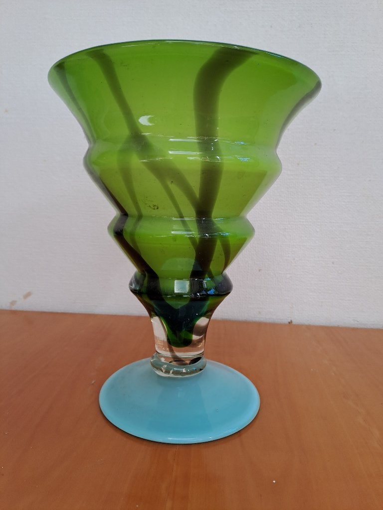 Vintage glazen vaas, Ophalen