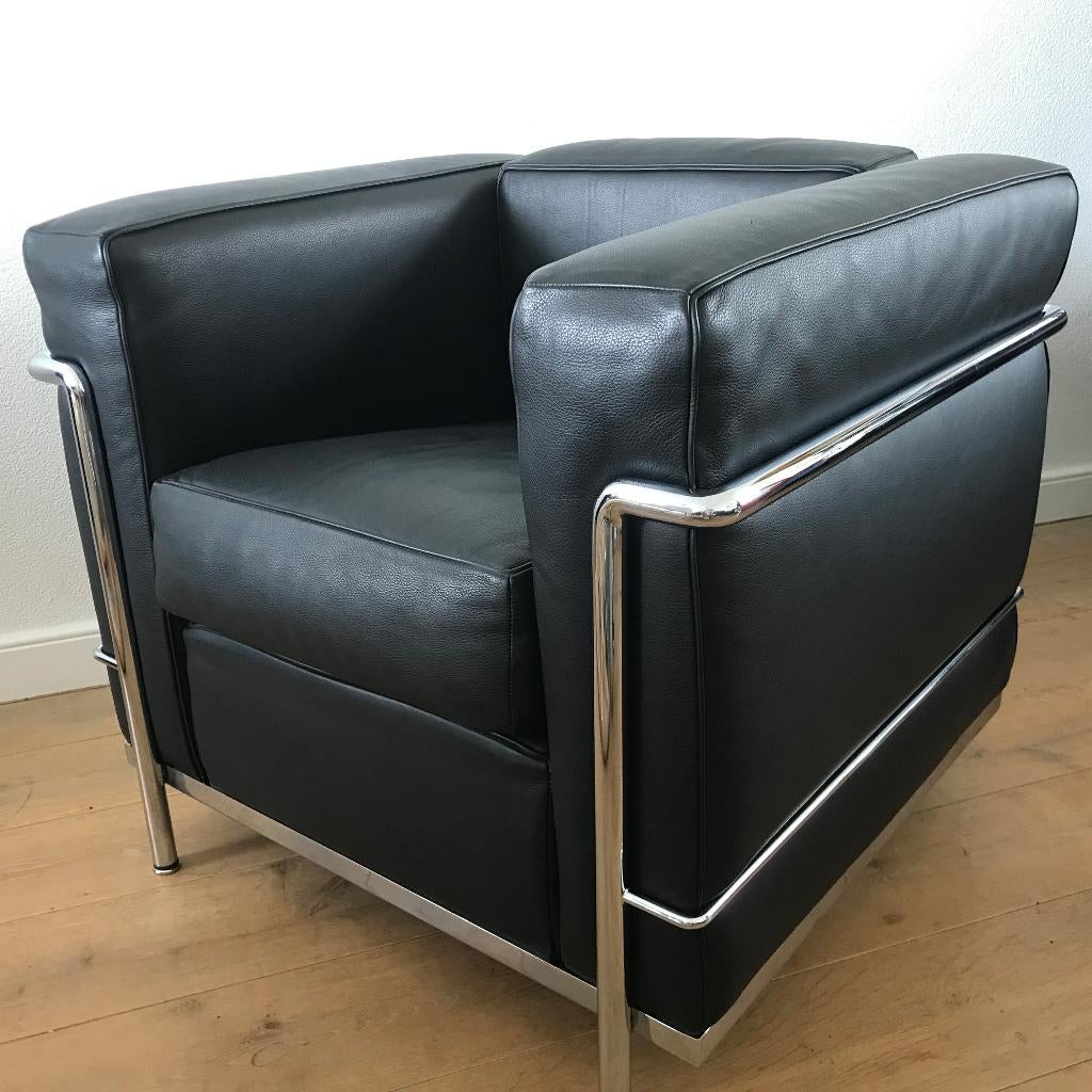 2 ZGAN Cassina LC 2 LC2 LC-2 fauteuil chair, Ophalen, Zo goed als nieuw, Nvt, Nvt