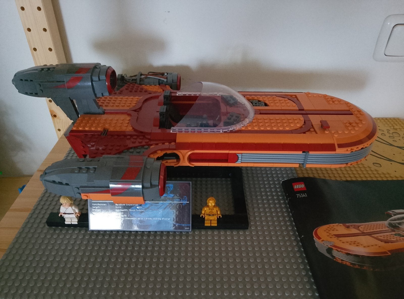 Legoset 75341 Luke Skywalker's landspeeder, Ophalen, Nieuw