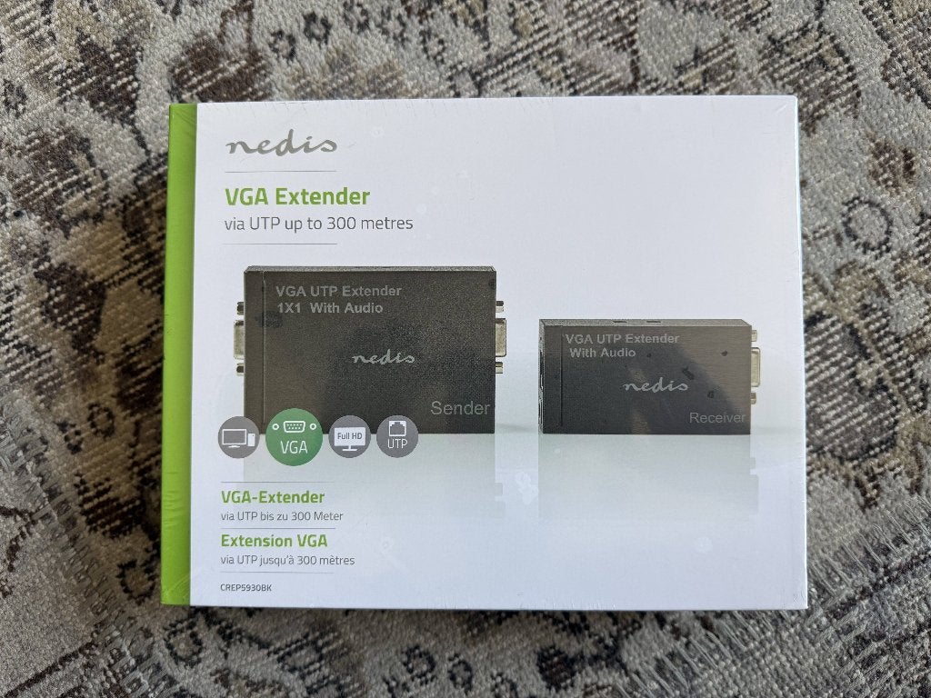 Nedis VGA Extender (300 meter), Ophalen, Nieuw
