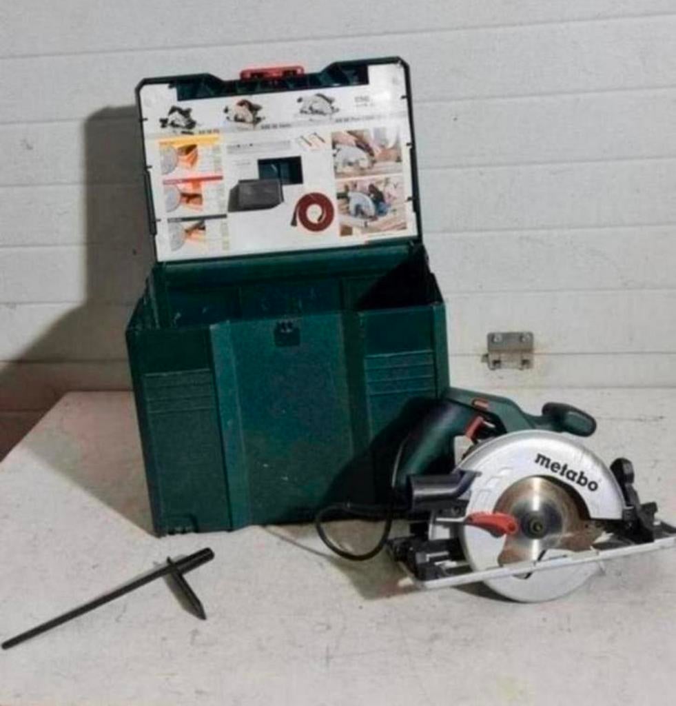 Metabo cirkelzaag 230V in systainer, Doe-het-zelf en Verbouw, Gereedschap | Slijpmachines, Haakse handslijpmachine, Ophalen of Verzenden