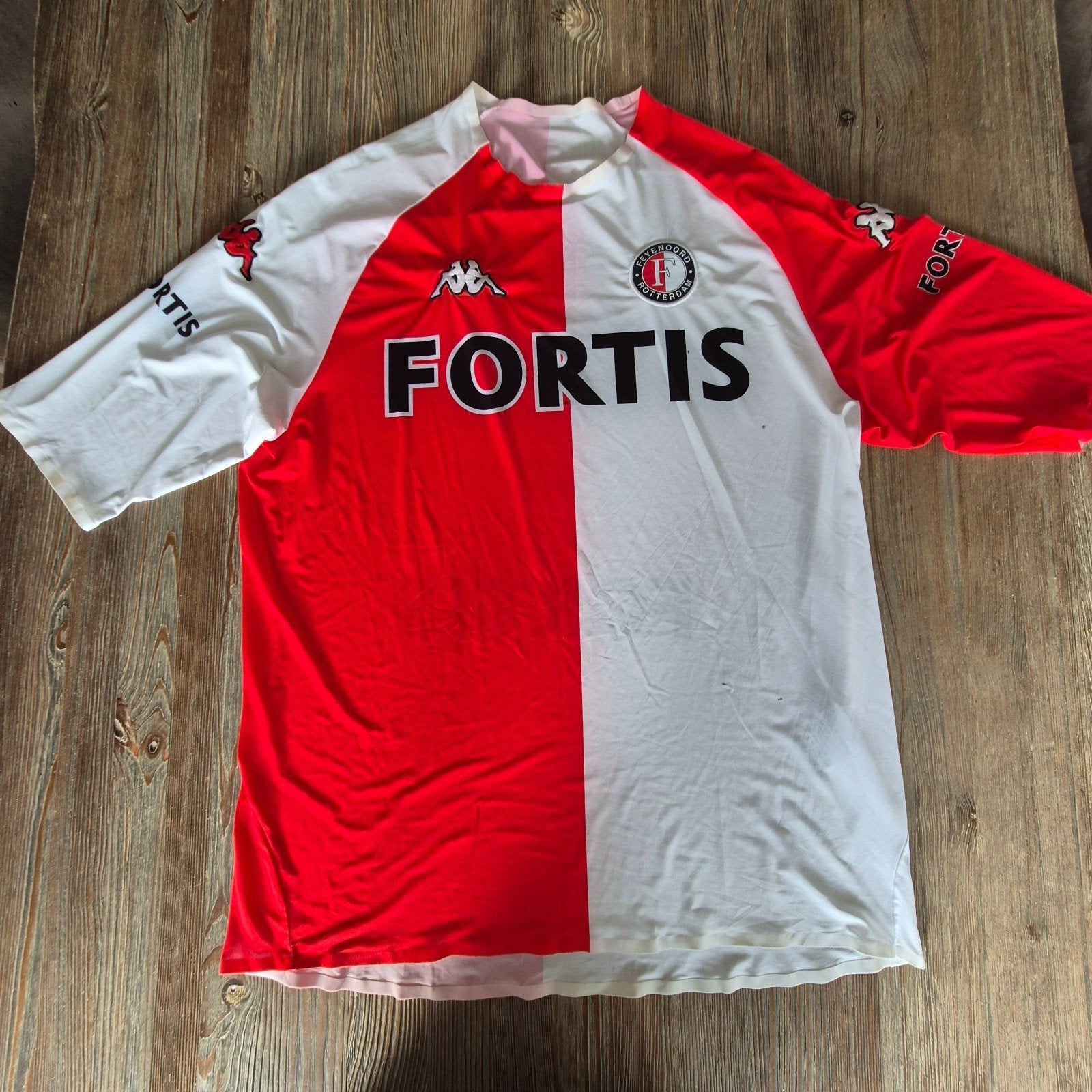 Feyenoord Thuisshirt 2006-2007 - Maat XXL, Kappa, Meerkleurig, Ophalen of Verzenden, Gedragen