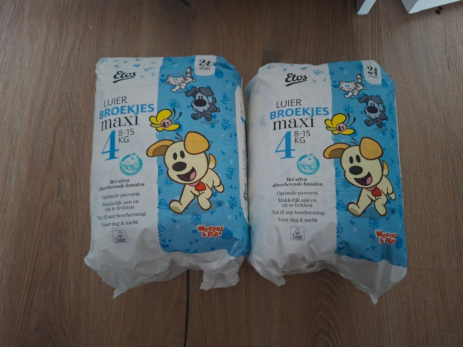 Etos Woezel en Pip luierbroekjes maat 4, Ophalen, Nieuw, Overige typen, Overige merken