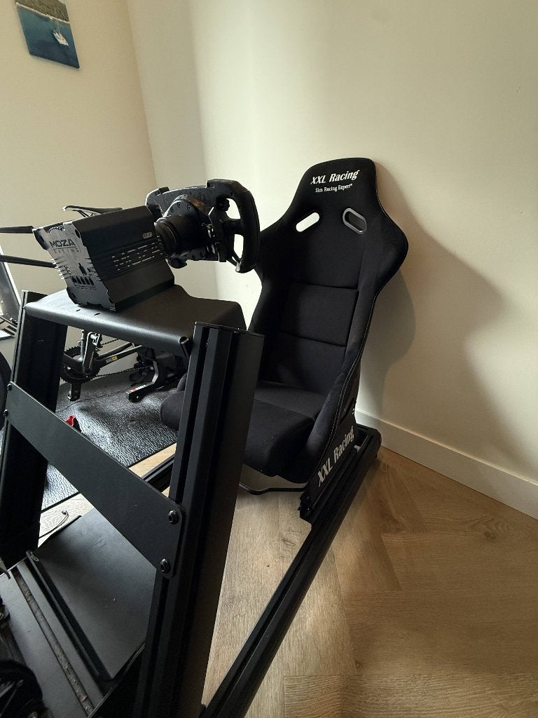 XXL Racing Monzano 4080 Aluminium Sim Cockpit with Wheels, Ophalen