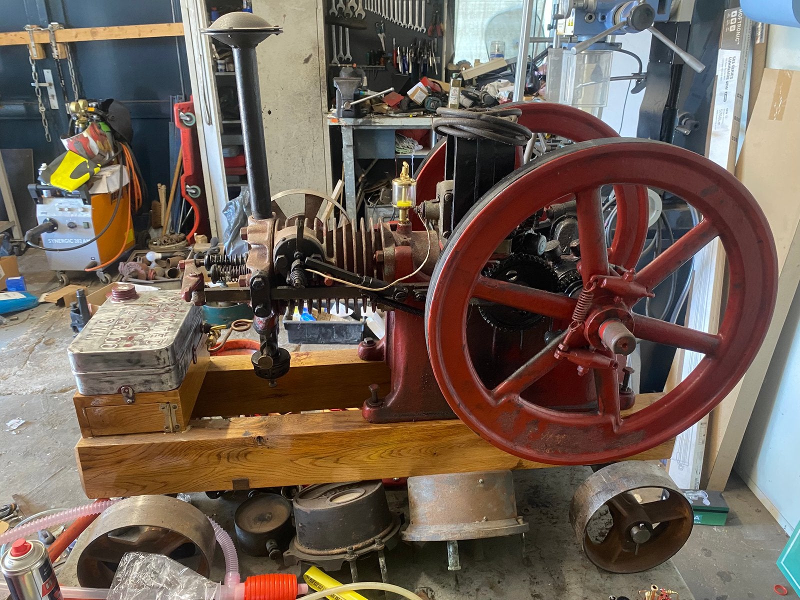 Amanco lucht gekoeld, Doe-het-zelf en Verbouw, Ophalen, Gebruikt, Benzinemotor, Minder dan 1400 rpm