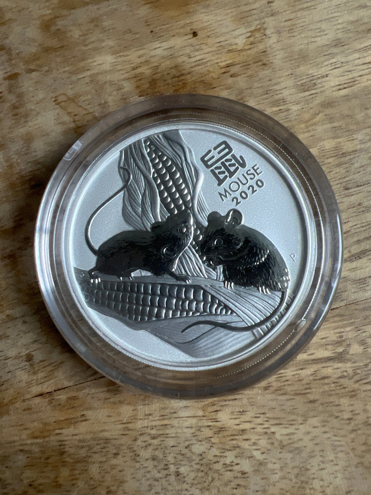 Lunar 3 Australische Zilveren 2020 Muis Lunar Munt 2 oz, Ophalen of Verzenden, Losse munt, Zilver