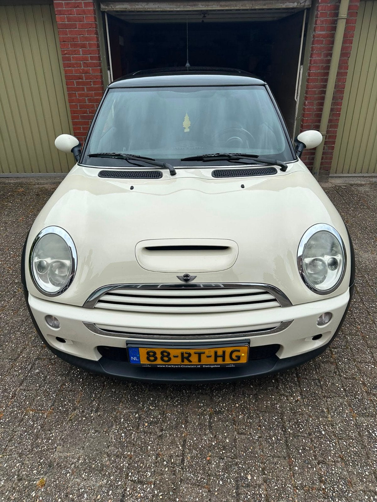 Mini Cooper S moet nu weg, Auto's, Mini, Particulier, Cooper S, ABS, Benzine, Overige carrosserieën, Handgeschakeld, Wit, Zwart