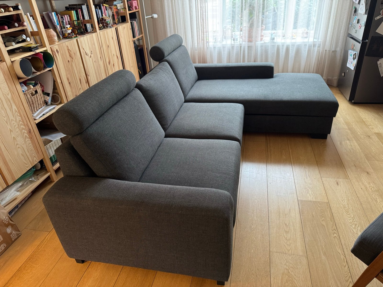 Gratis IKEA VIMLE Hoekbank met Opbergruimte - Z.S.M. Ophalen, Huis en Inrichting, Ophalen, 250 tot 300 cm, Gebruikt, Hoekbank