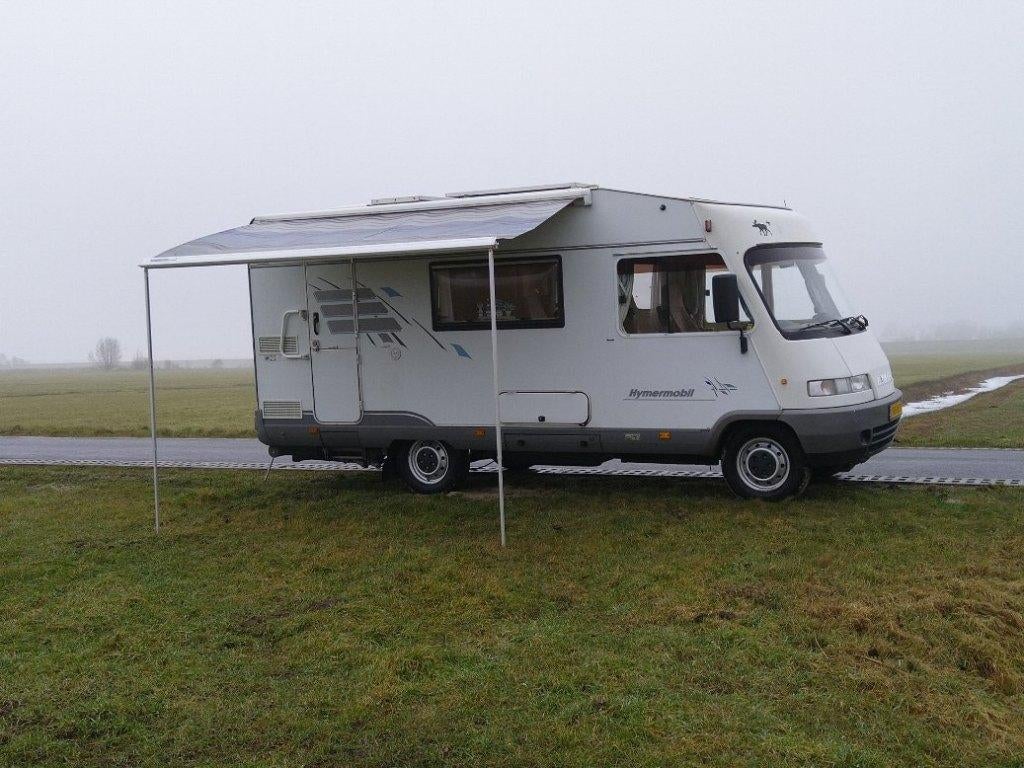 Camper Fiat Hymer B584 3-personen 1997 integraal 124070 km, Caravans en Kamperen, Integraal, Ringverwarming, Fiat, 7 tot 12 maanden geleden
