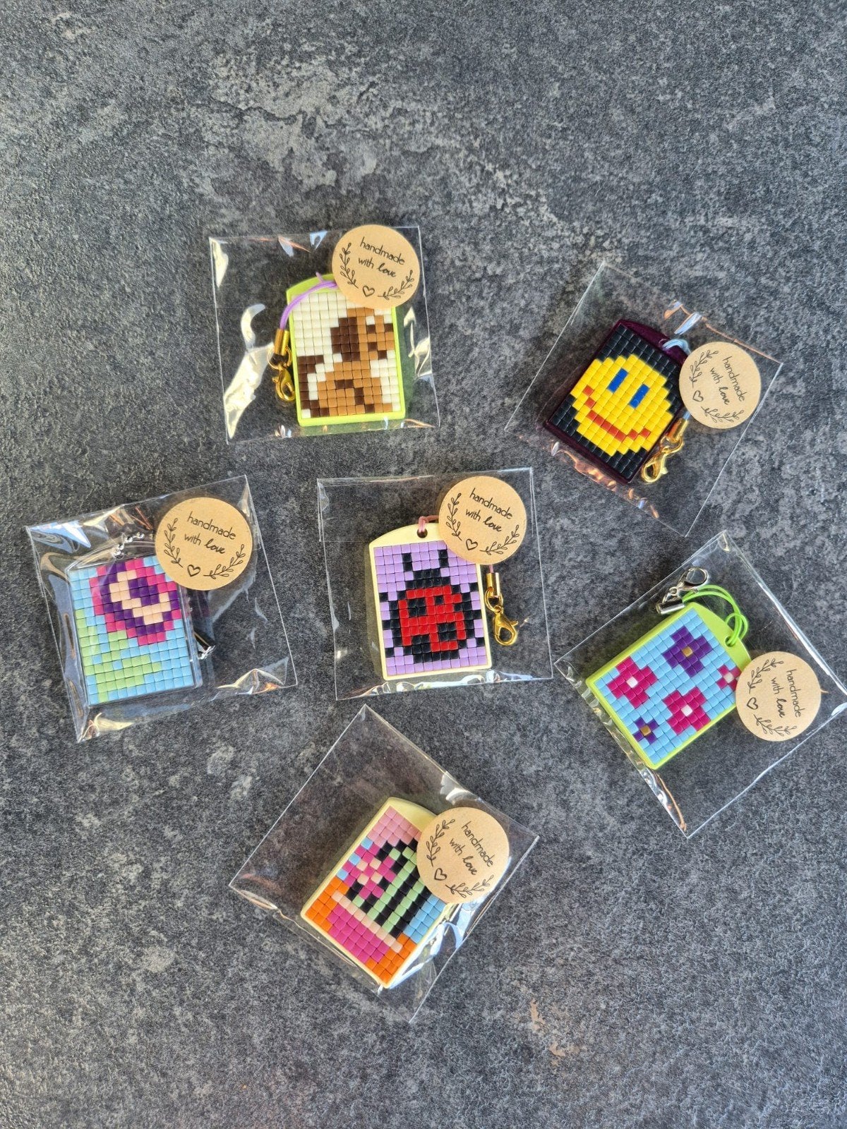 pixel sleutelhanger hobby knutselen cadeau, Ophalen, Nieuw