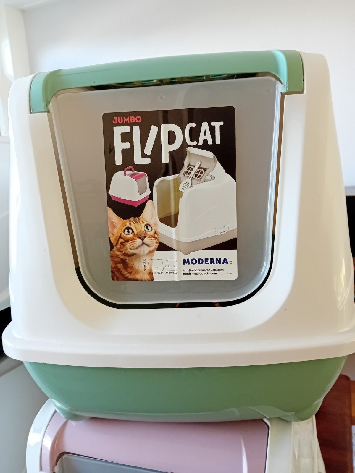 Kattenbak groen, Ophalen of Verzenden, Nieuw, Gesloten