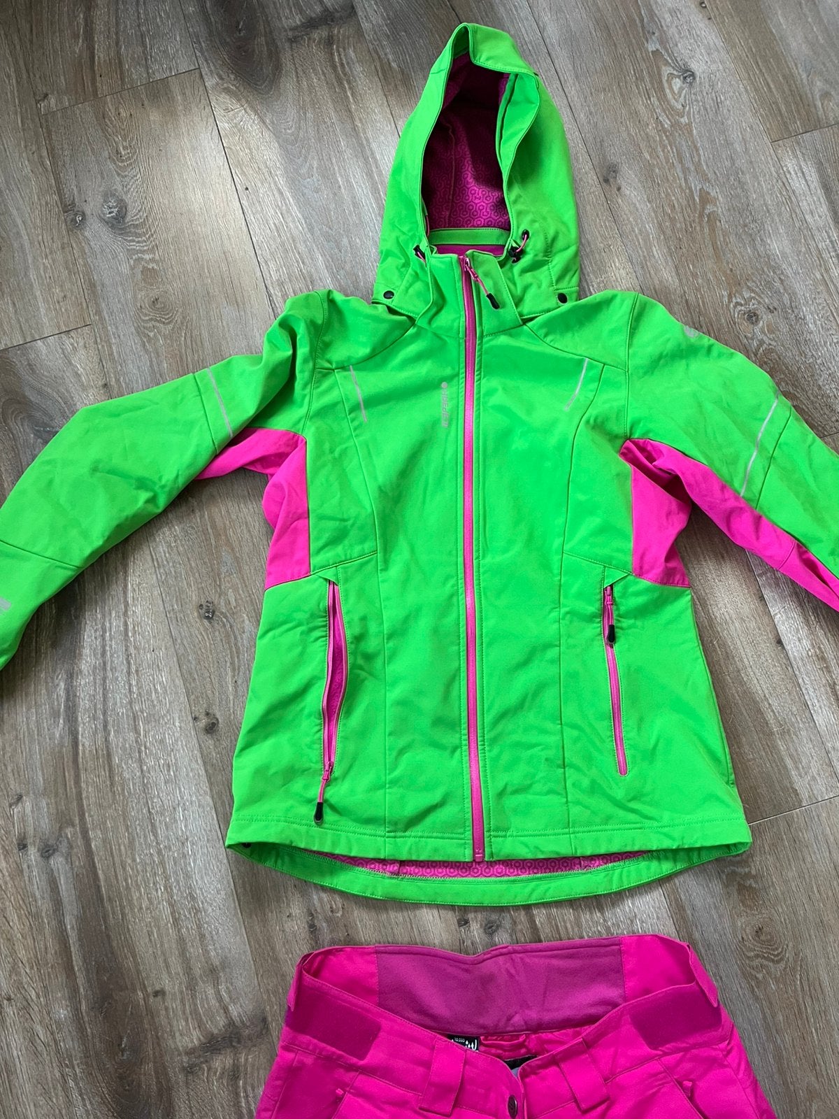 Broek Ziener maat 42, Jas Ice Peak maat 44, Ophalen, Zo goed als nieuw, Maat 42/44 (L), Jack