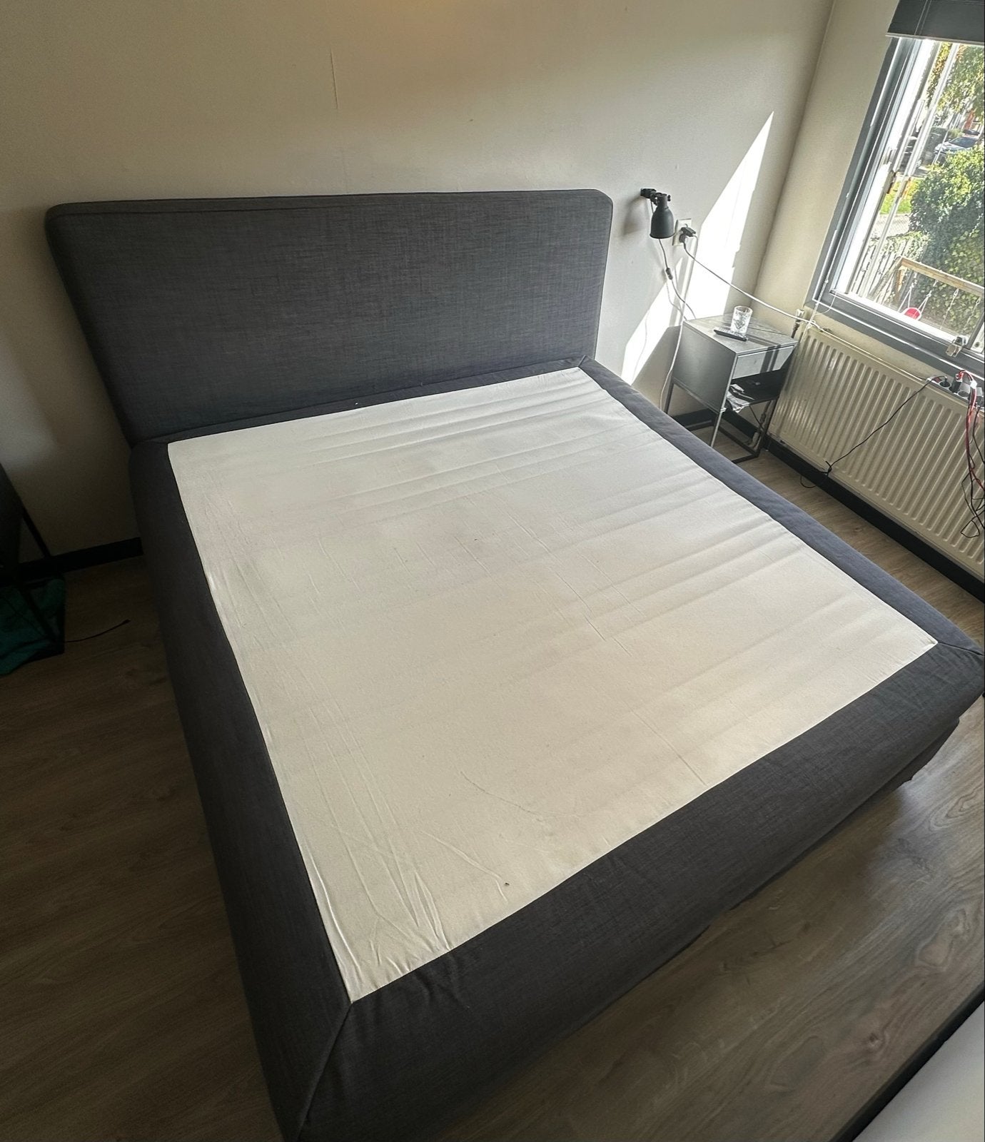 IKEA boxspring 180x200 cm met hoofdbord, Ophalen, Gebruikt