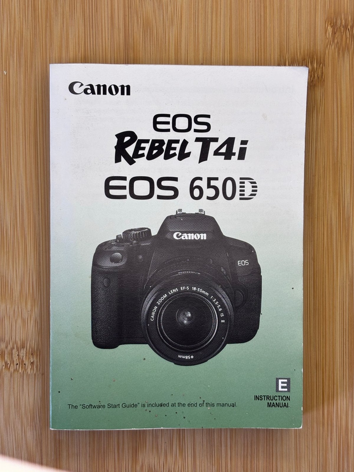 Canon EOS Rebel T4i / EOS 650D Gebruikershandleiding, Ophalen of Verzenden, Canon, Geen optische zoom