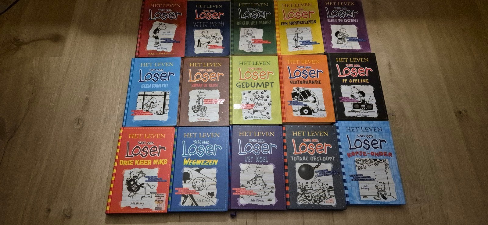 Het leven van een loser 15 boeken, Ophalen of Verzenden, Zo goed als nieuw, Jeff Kinney