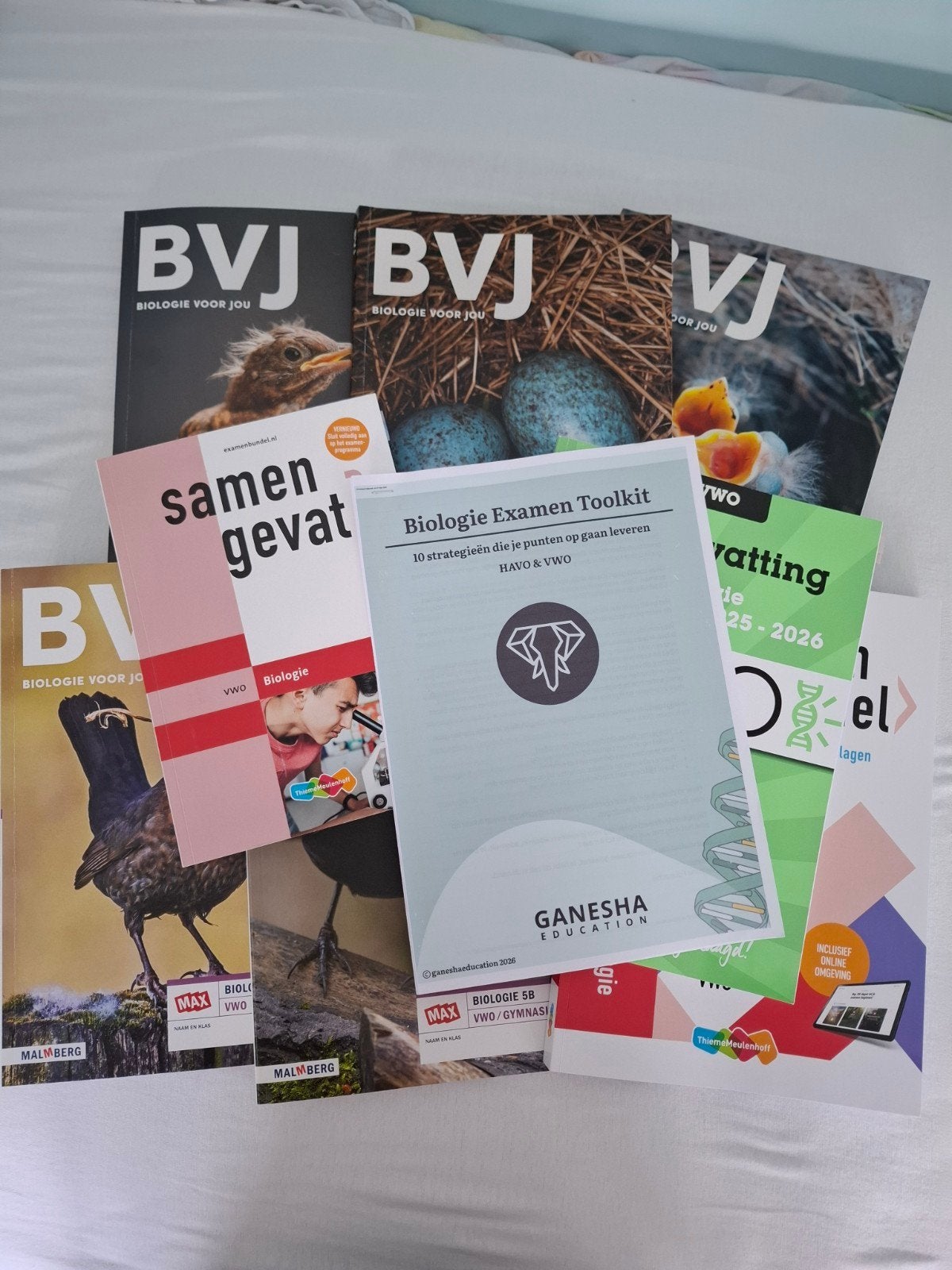 Biologie boeken VWO  (BVJ, Examenbundel, Samengevat), Boeken, Schoolboeken, Ophalen of Verzenden, Zo goed als nieuw, VWO, Biologie