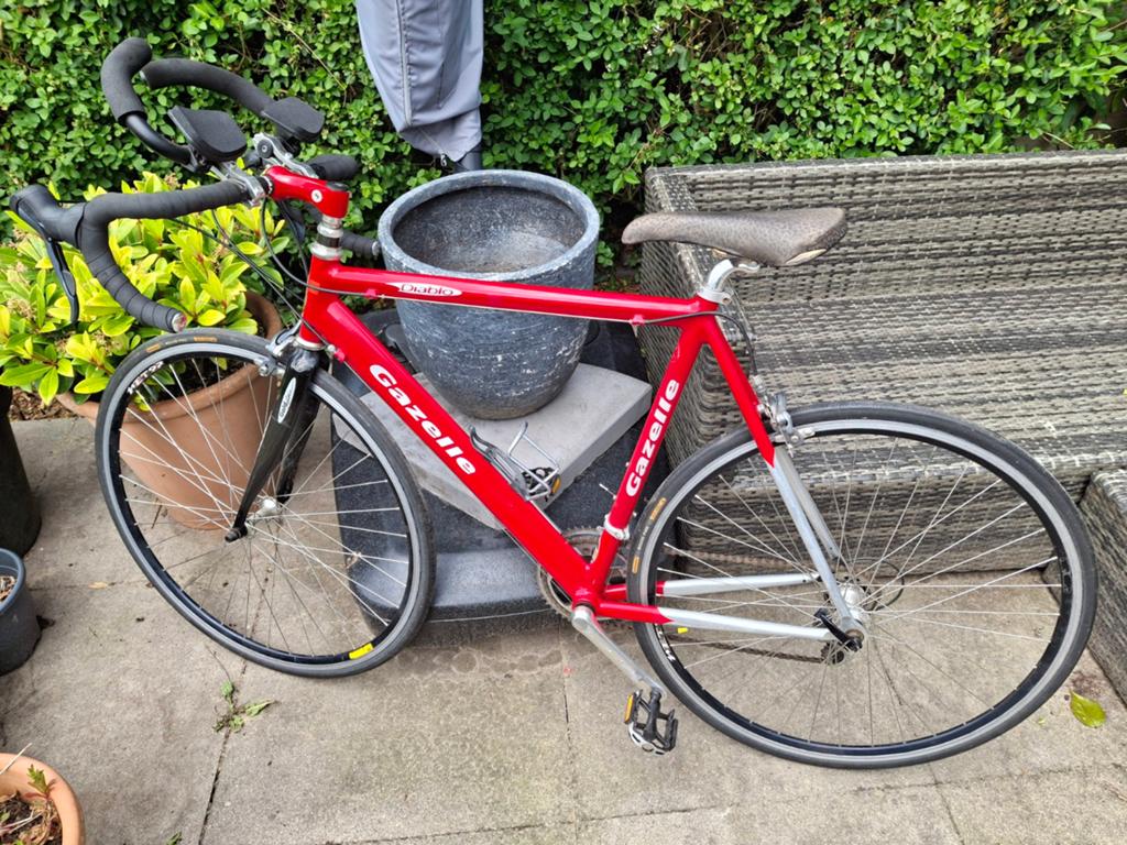 Gazelle racefiets  Handgemaakt in Italië, Ophalen, Gebruikt, Aluminium, Overige maten