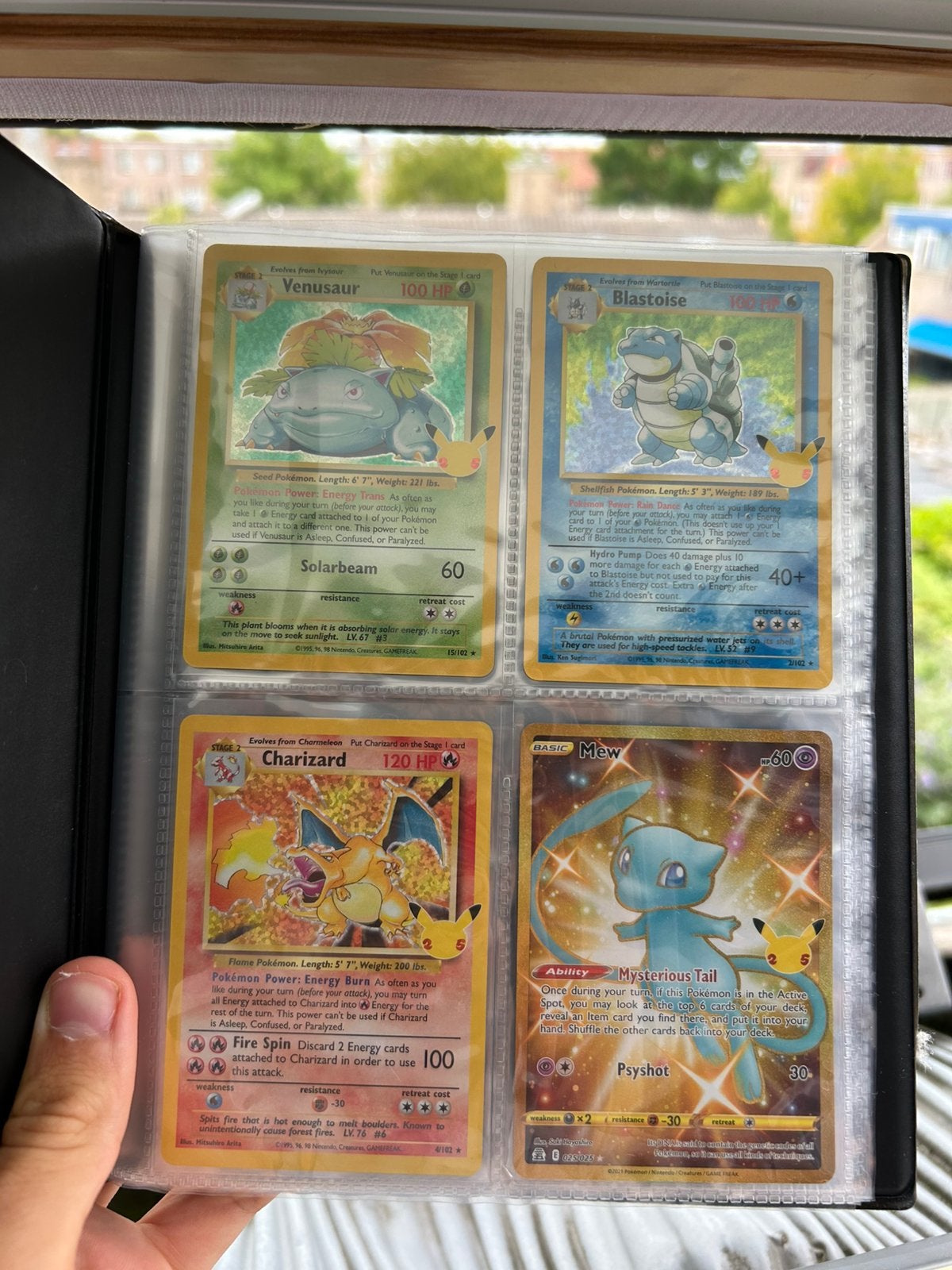 Vier Pokémon kaarten Celebrations en Mew ex, Verzenden, Nieuw, Meerdere kaarten, Foil