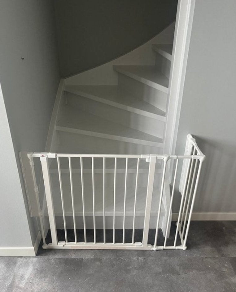 Nieuw traphekje BabyDan Flex wit, Ophalen, Nieuw, 115 cm of meer, Metaal of IJzer