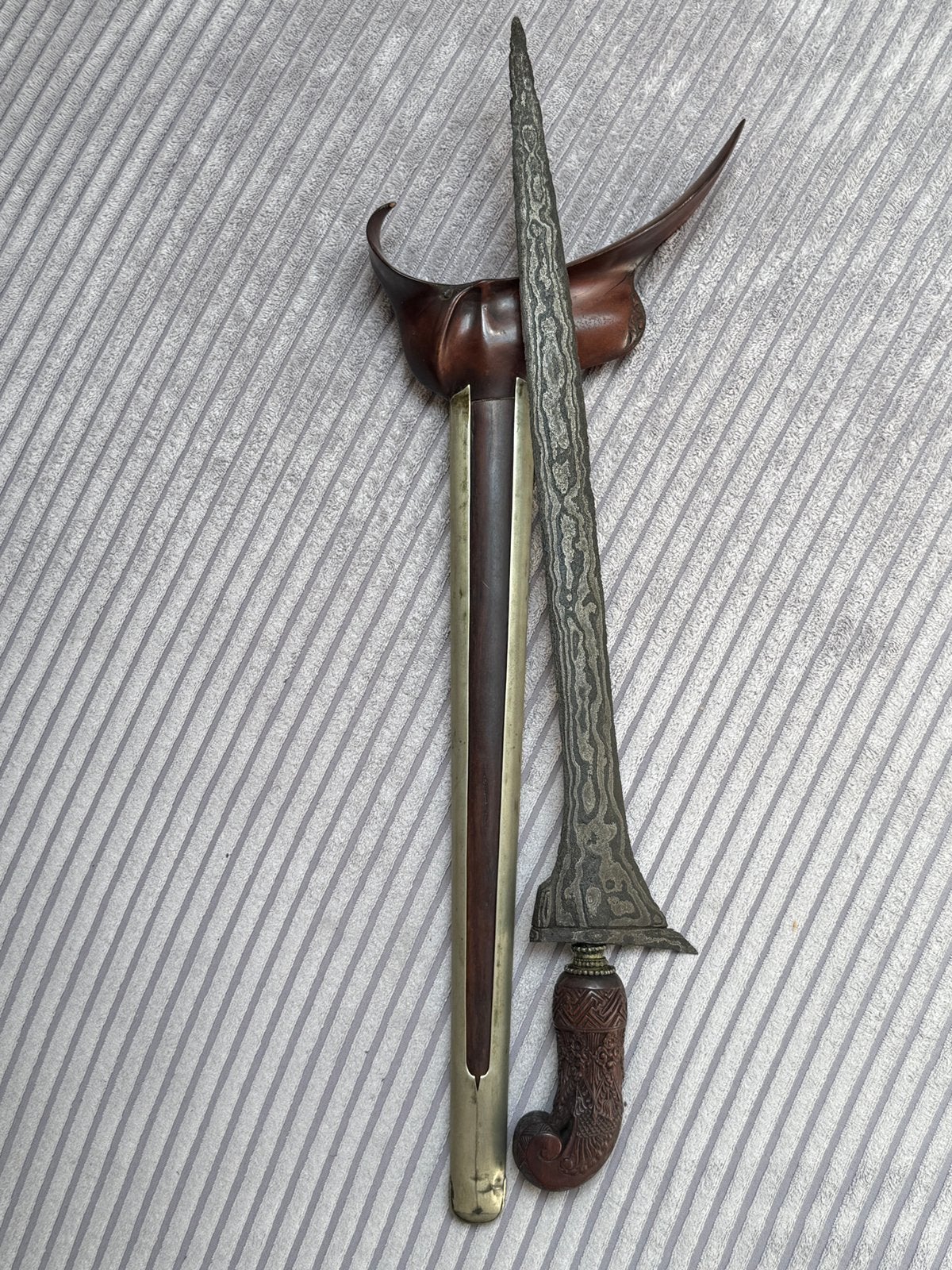 Madurese Keris Kris, Indonesië, Bruin, Wapen, Overige materialen