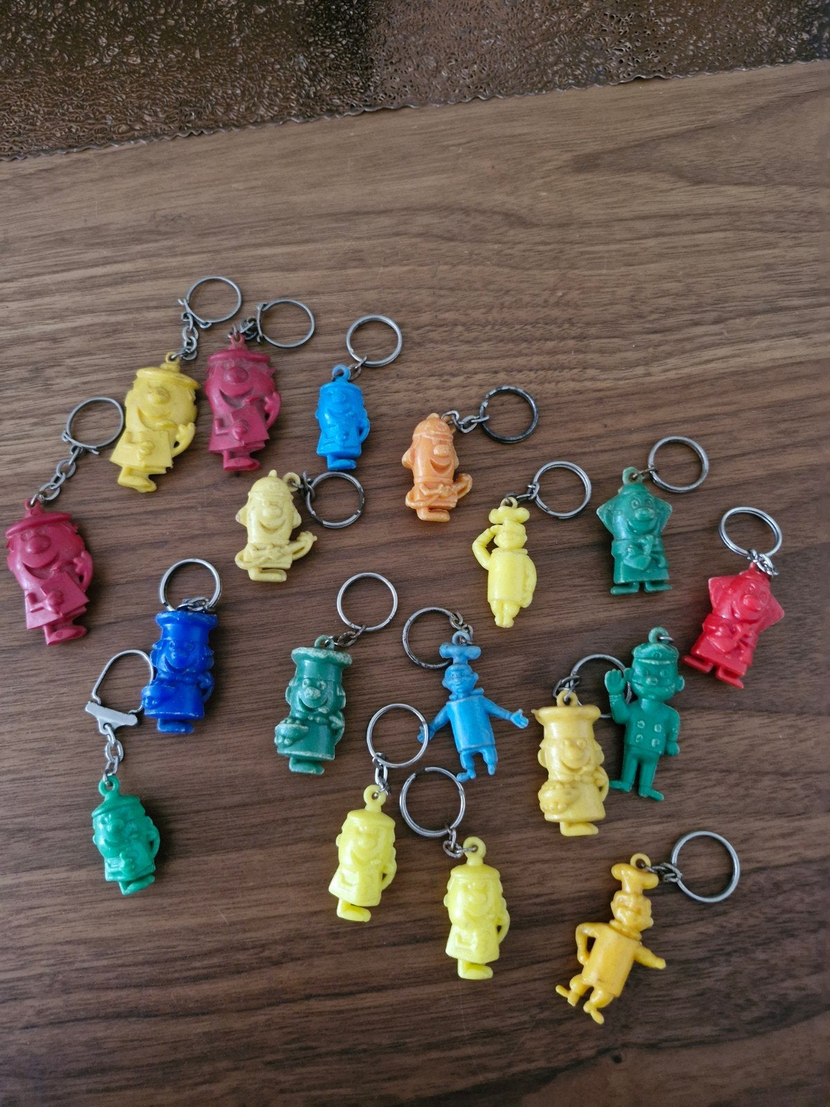 Partij Vintage sleutelhangers - diverse  Golden Wonder Chips, Ophalen of Verzenden, Gebruikt