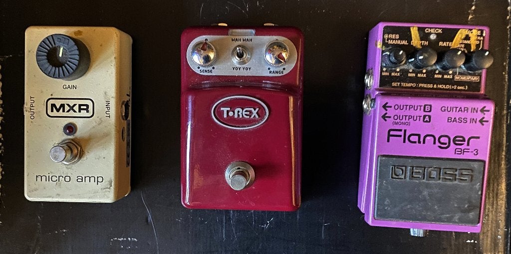 Boss BF3 Flanger - T Rex Sense wah wah - MXR Micro amp, Muziek en Instrumenten, Effecten, Ophalen of Verzenden, Gebruikt, Delay of Echo