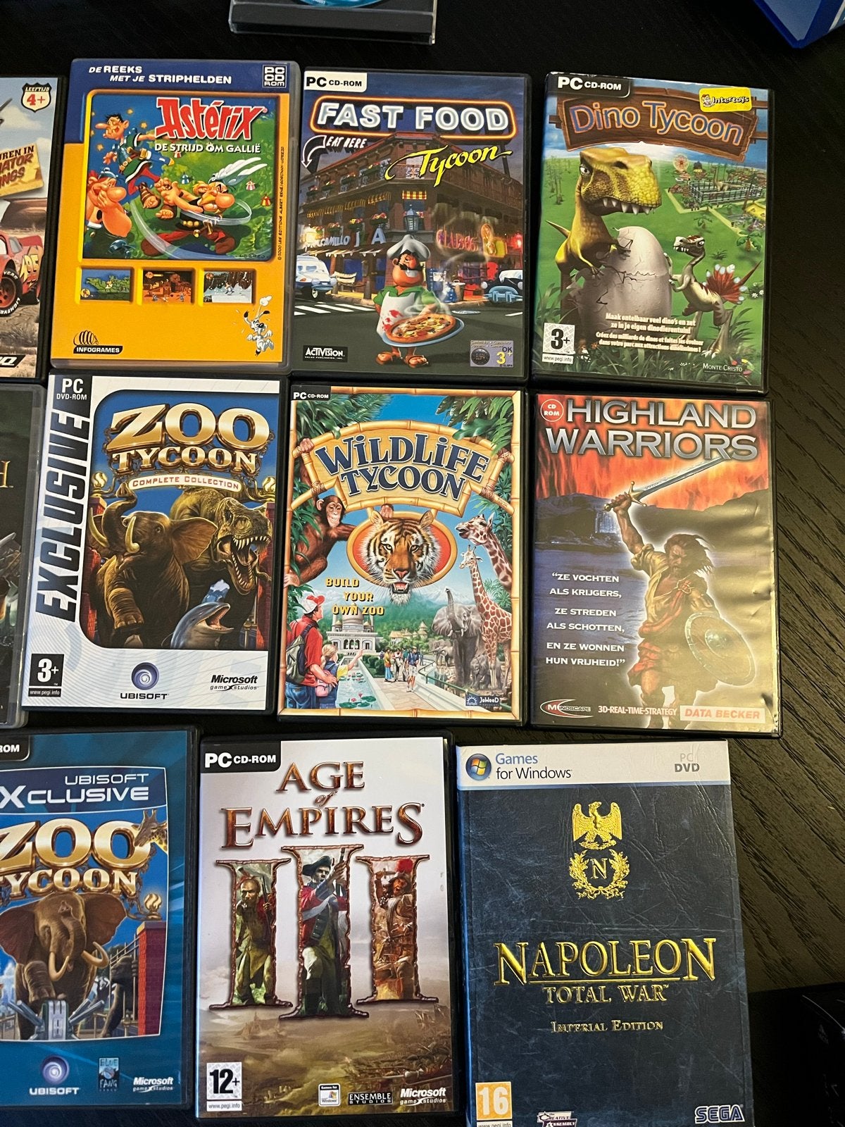 Diverse PC Games Collectie - Strategie, Simulatie, Avontuur, Spelcomputers en Games, Games | Pc, Gebruikt, Strategie en Constructie
