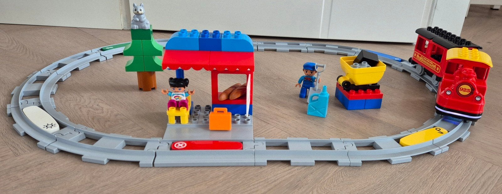 LEGO DUPLO Stoomtrein, Kinderen en Baby's, Speelgoed | Duplo en Lego, Ophalen of Verzenden, Zo goed als nieuw, Duplo
