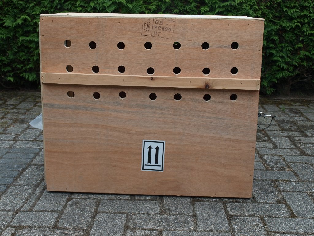 hondentranportbox, Dieren en Toebehoren, Ophalen, Zo goed als nieuw