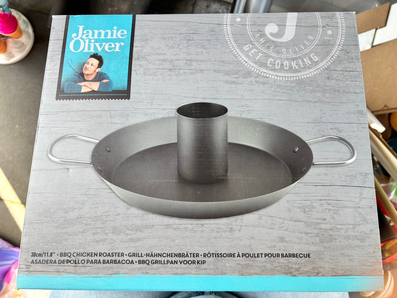 Jamie Oliver BBQ Kip grill, Ophalen of Verzenden, Zo goed als nieuw