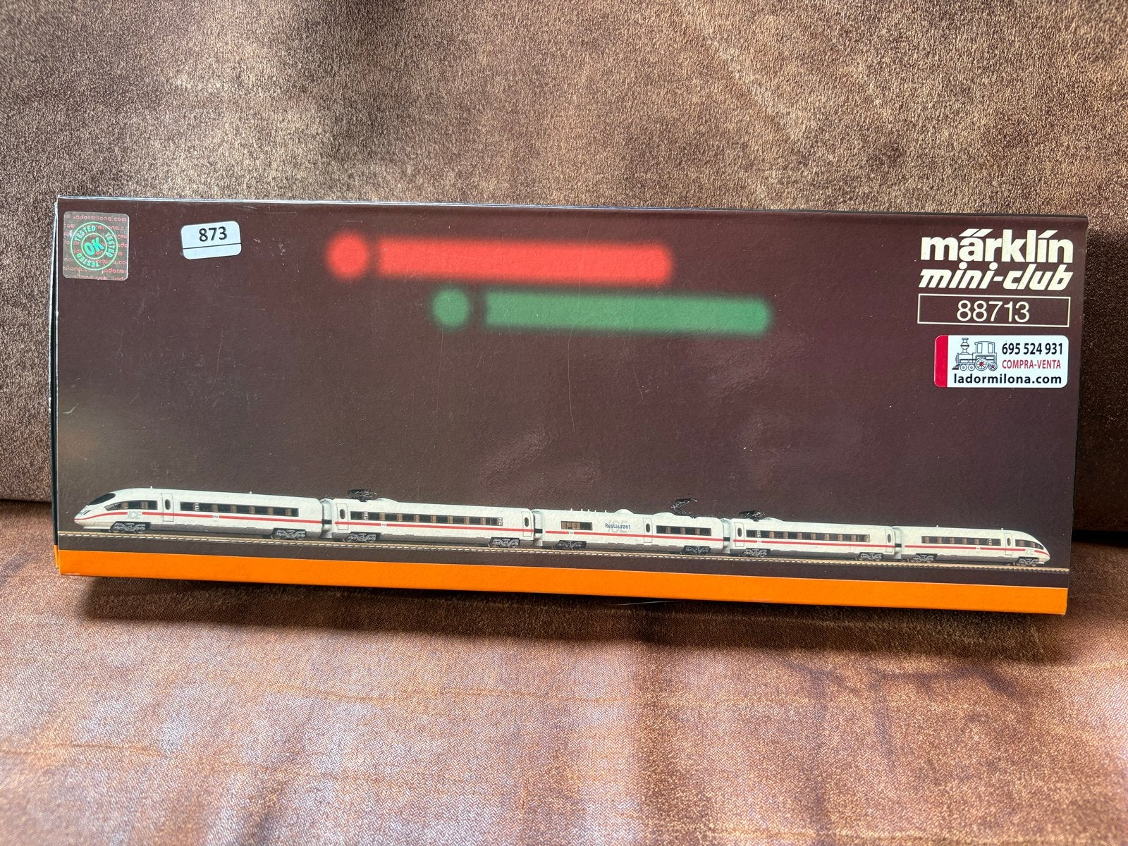 Märklin Mini-Club 88713 ICE Treinset (NS) - Z-Spoor, Treinset, Gelijkstroom, Ophalen of Verzenden, Zo goed als nieuw