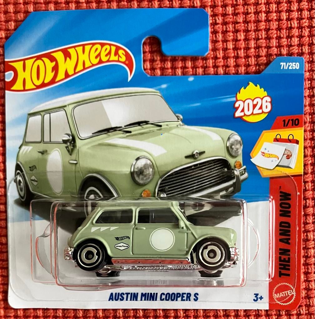 Hot Wheels Austin Mini Cooper S, Ophalen of Verzenden, Nieuw, Auto