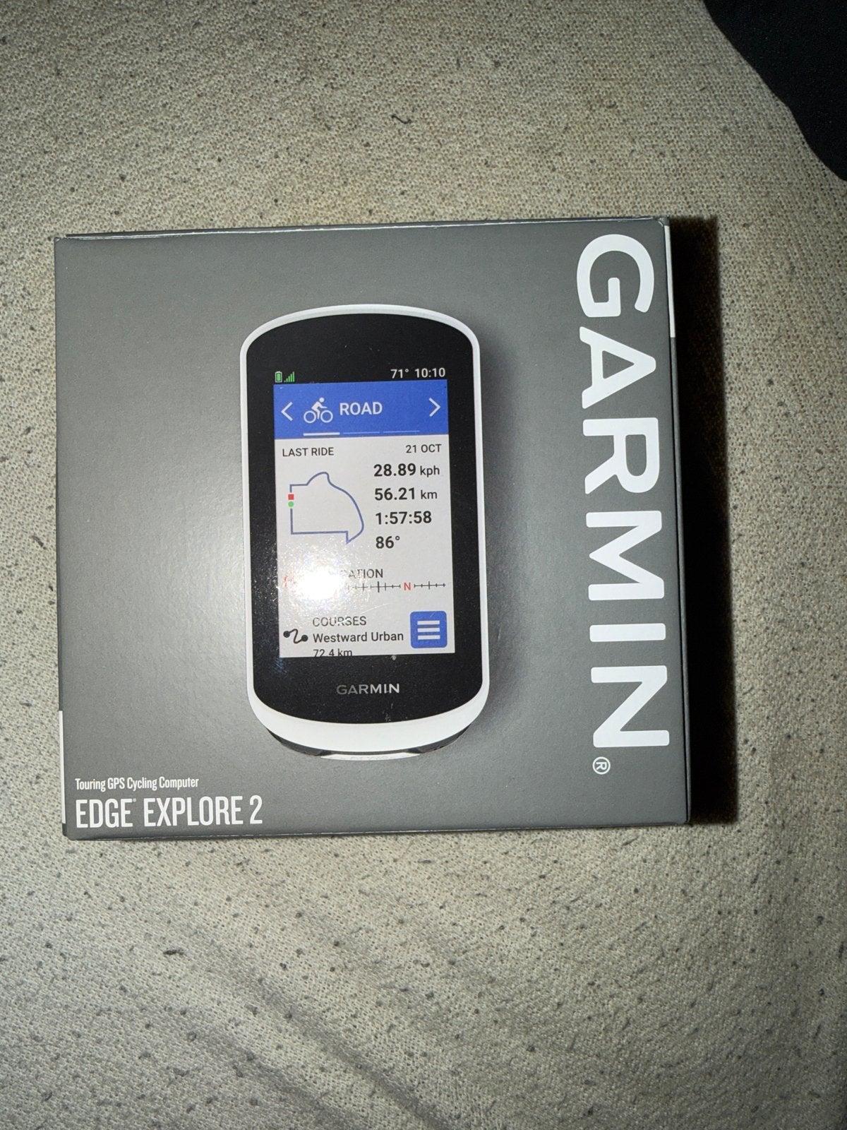 Garmin Edge Explore 2 GPS Fietscomputer (1 maand oud), Fietsen en Brommers, Fietsaccessoires | Fietscomputers, Zo goed als nieuw