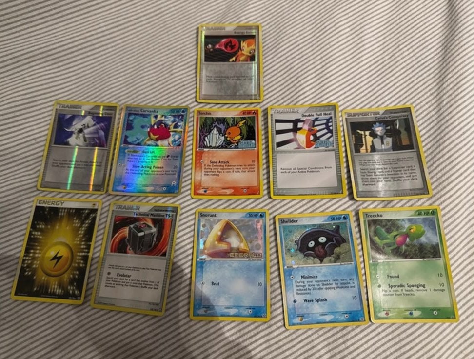 Pokemon kaarten set, Ophalen of Verzenden, Gebruikt, Meerdere kaarten