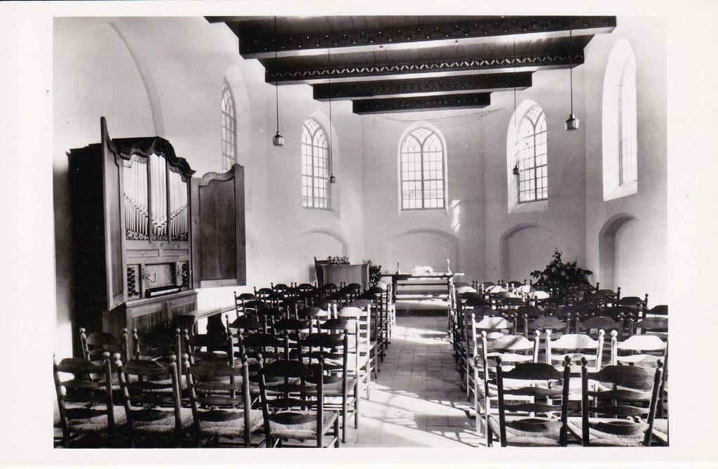 08506 Bronkhorst - Interieur Kapel met kabinet-orgel - 1962, Verzenden, 1960 tot 1980, Ongelopen, Gelderland