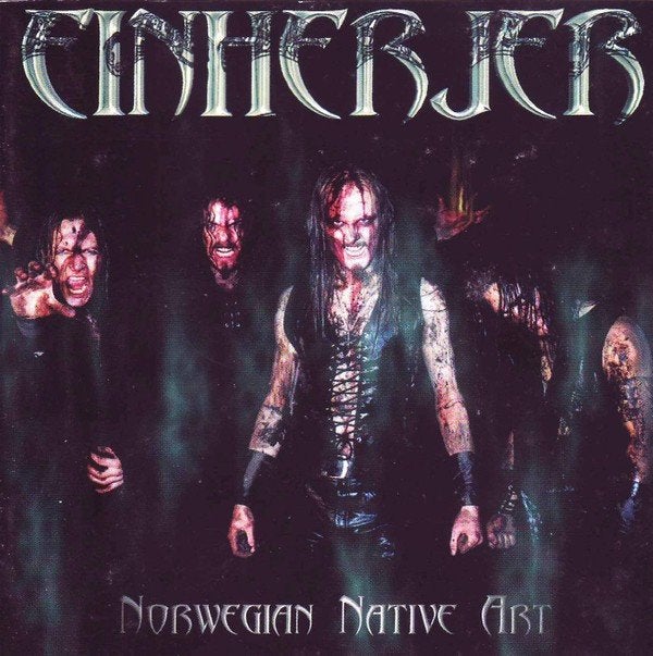 Einherjer - Norwegian Native Art CD Noorse Viking Metal 2000, Cd's en Dvd's, Gebruikt, Ophalen of Verzenden, Metal, Eerste persing