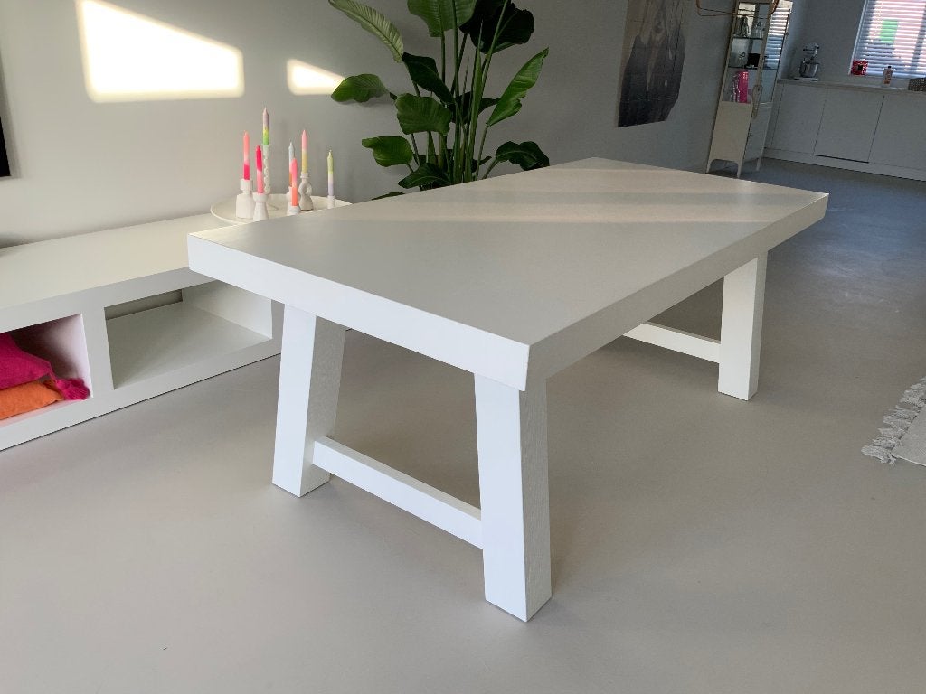 Tafel big top maat 210/100, Ophalen, Overige materialen, Gebruikt, 200 cm of meer