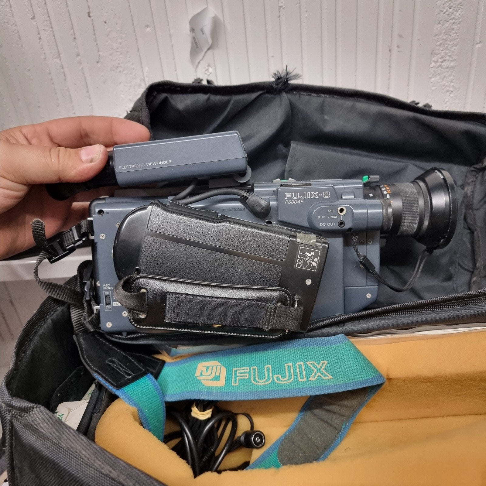 Fujix-8 P6000 Video Camera met Tas en Accessoires, Ophalen of Verzenden, 8mm, Camera