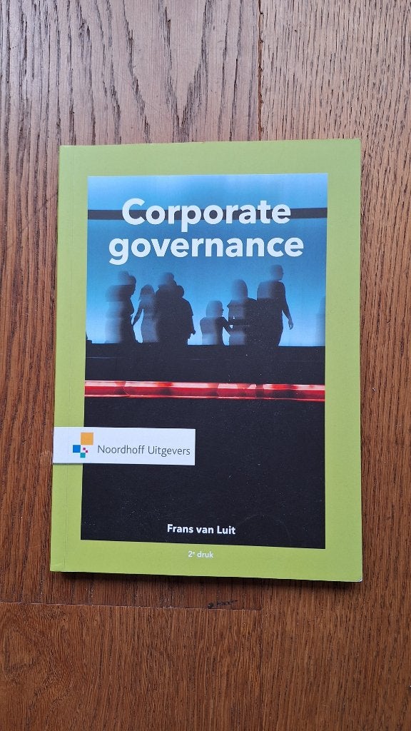Corporate governance., Zo goed als nieuw, Noordhoff Uitgevers, Beta, HBO