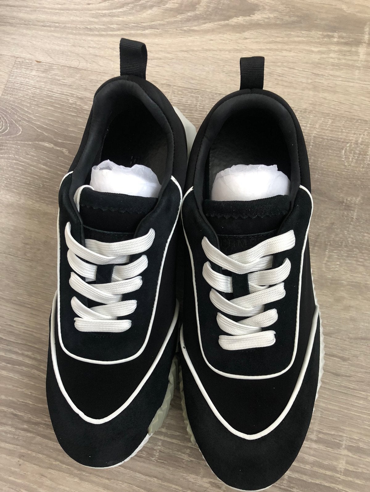 Nieuwe Hermes Sneakers zwart Maat 41, Zwart, Nieuw, Ophalen of Verzenden, Sneakers of Gympen