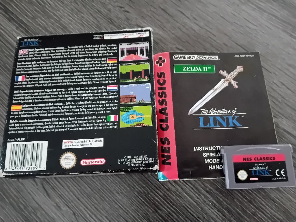 Zelda II NES classic, Gebruikt, 1 speler, Ophalen of Verzenden, Role Playing Game (Rpg)