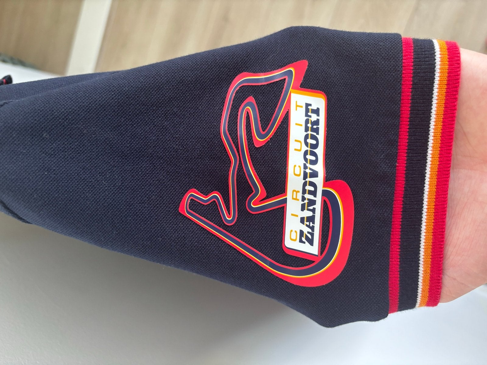 Max Verstappen Circuit Zandvoort Polo Maat M, Ophalen of Verzenden, Zo goed als nieuw, Maat 48/50 (M), Blauw